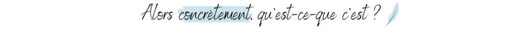 Alors concrètement, qu’est-ce-que c’est